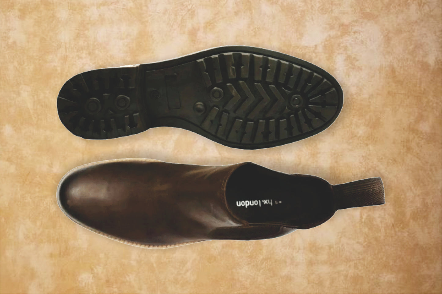 Brown Genuine Leather Men's Chelsea Boots For Casual & Party Wear