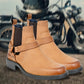 Camel Genuine Leather Riding Boots For Men
