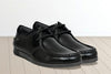 Black Leather Formal Lace-Up Shoes For Men