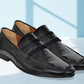Black Patent Leather Formal Penny Loafers