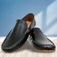 Black Leather Lightweight Penny Driving Shoes
