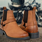 Camel Genuine Leather Riding Boots For Men
