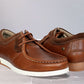 Tan Leather Formal Lace-Up Shoes For Men