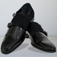 Black Patent Leather Double Strap Formal Monk Shoes