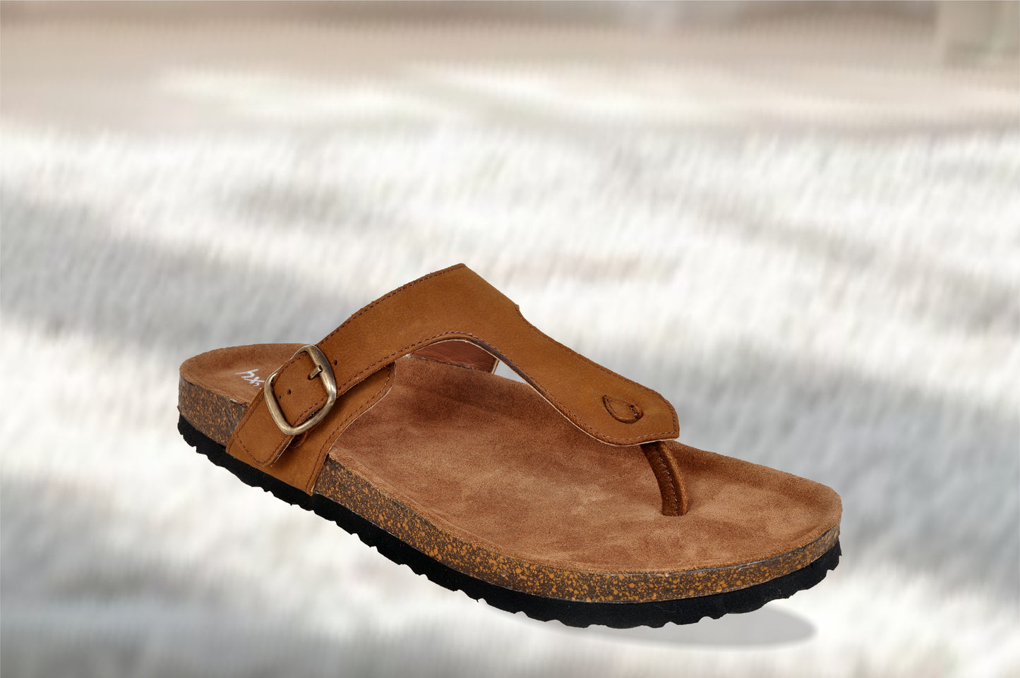 Brown Leather Sandal Casual Leather Flats For Men