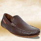 Brown Leather Lightweight Penny Driving Shoes