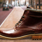 Brown Genuine Leather Men's Lace-up Boots For Casual & Party Wear