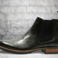 Black Genuine Leather Men's Chelsea Boots For Casual & Party Wear