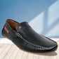 Black Leather Lightweight Penny Driving Shoes