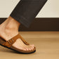 Brown Leather Sandal Casual Leather Flats For Men