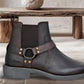 Brown Genuine Leather Riding Boots For Men
