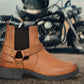 Camel Genuine Leather Riding Boots For Men