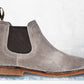 Light Grey Suede Chelsea Boots For Men