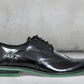 Black Brush-Off Leather Brogues Formal Derby Shoes