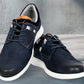 Jeans Leather Men Round Toe Lightweight Nubuck Sneakers