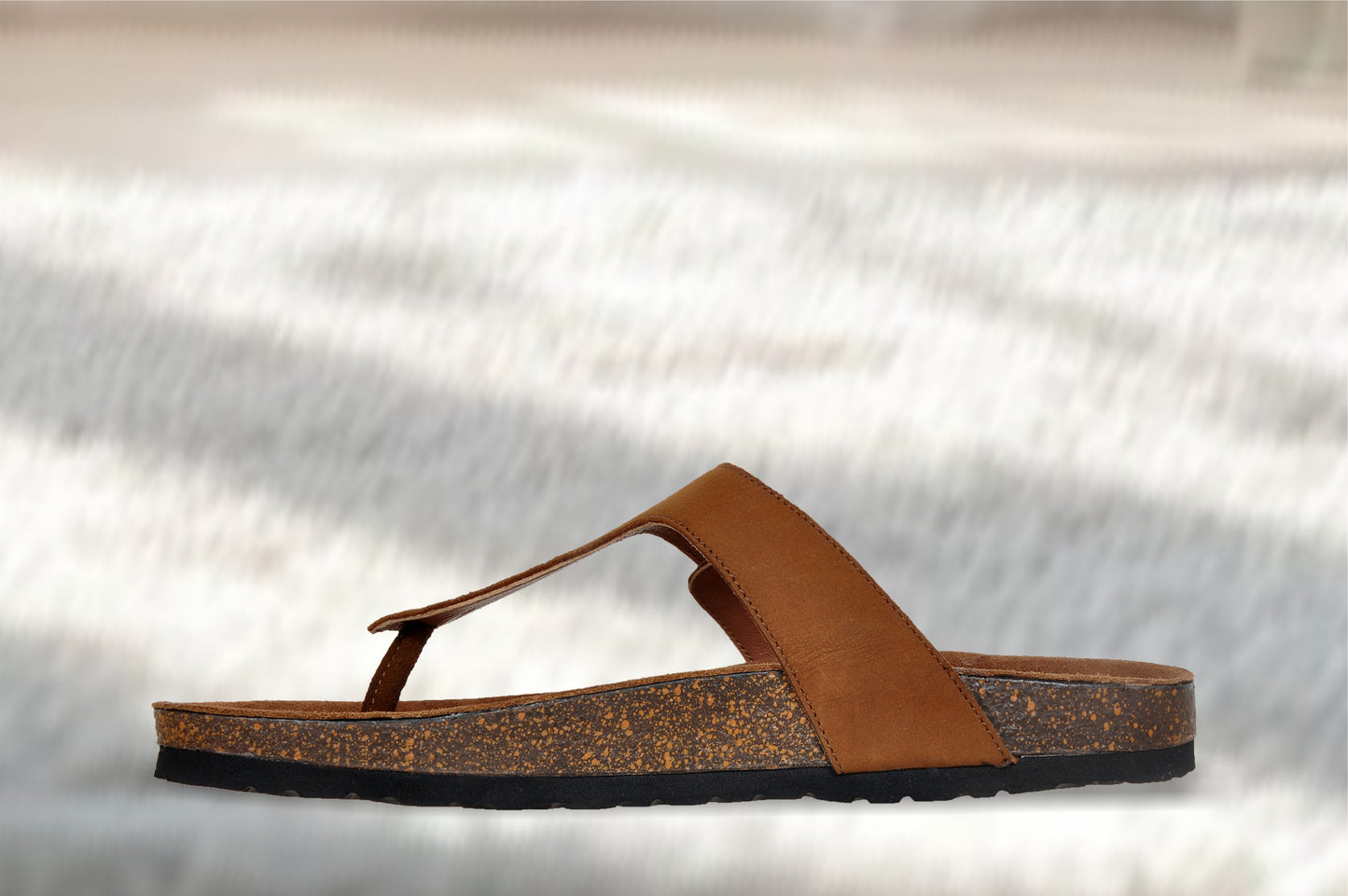 Brown Leather Sandal Casual Leather Flats For Men