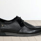 Black Leather Formal Lace-Up Shoes For Men