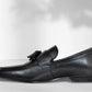 Black Leather Formal Tassel Loafers