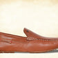 Tan Leather Men Lightweight Penny Driving Shoes