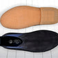Navy Suede Chelsea Boots For Men