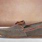 Khaki Suede Lightweight Driving Shoes With Bows