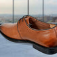 Tan Leather Formal For Men Lace-Up Casual Leather Shoes