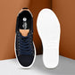 Navy Genuine Suede Leather Formal Lace-Up Sneakers For Men