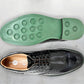 Black Brush-Off Leather Brogues Formal Derby Shoes