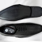 Black Genuine Leather Oxford Classic Formal Lace-Up Shoes For Men