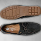 Black Leather Brogues Single Strap Formal Monk Shoes