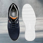 Jeans Leather Men Round Toe Lightweight Nubuck Sneakers