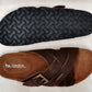 Brown Suede Slip-on Sandal Casual Flats for Men