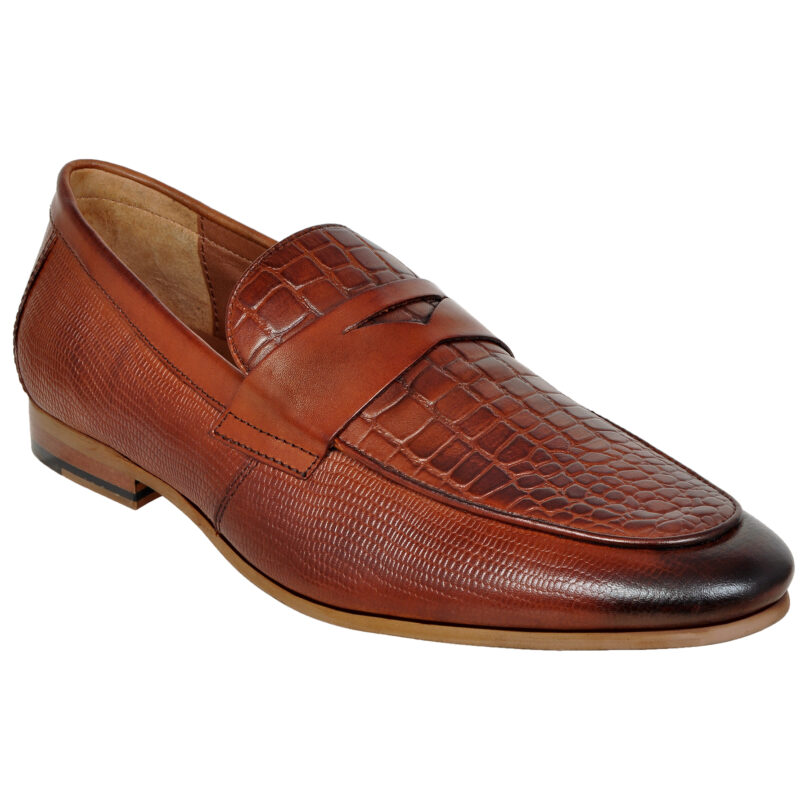 SUTTON TEXTURED PENNY LOAFER