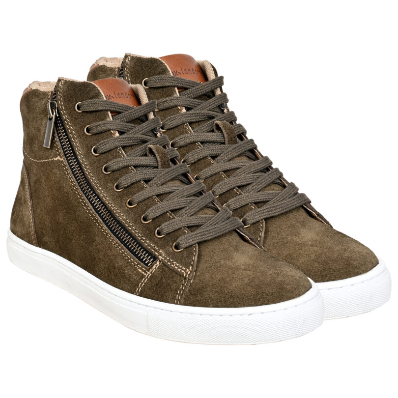 BUDE SMART LACE UP SUEDE TRAINER BOOT